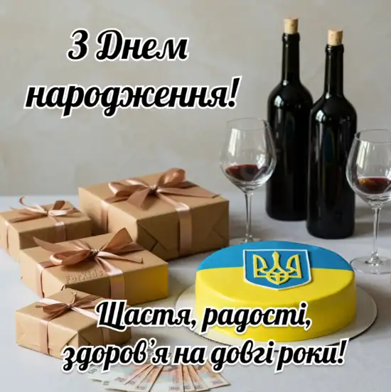 з днем народження торт